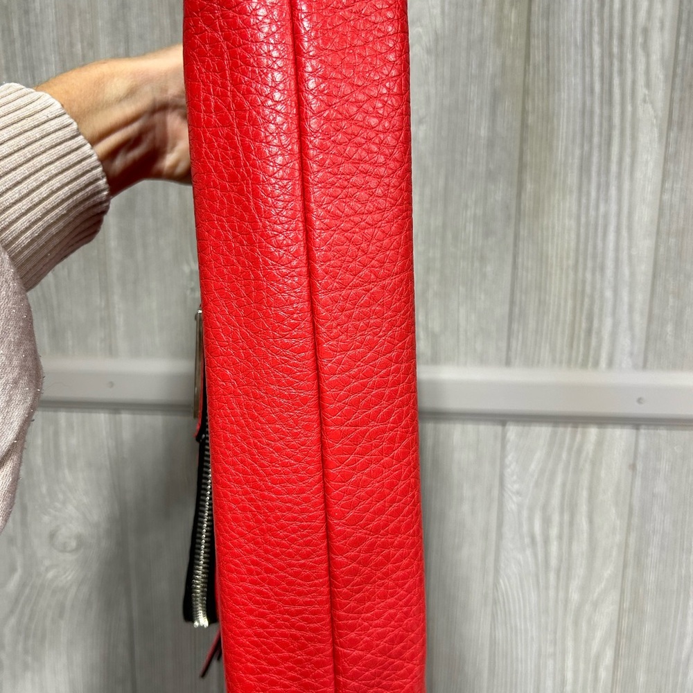Nine West Red Crossbody Bag Good Usable Condition - Picture 11 of 17